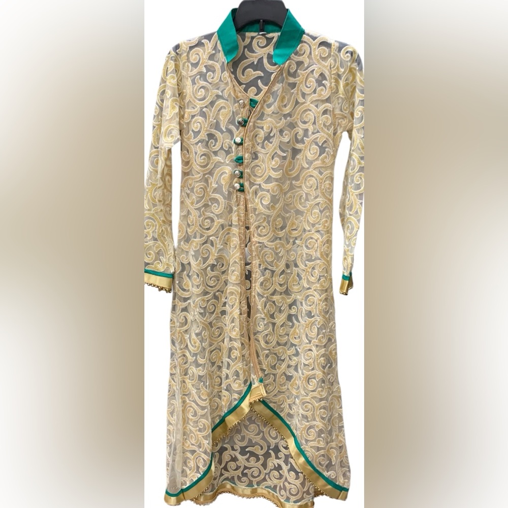 Kids Traditional Embroidered Kurti/Tunic – Size 24 (fits approx. age 7–8 years)